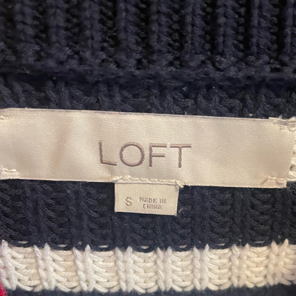 Loft Button Mockneck Sweater - Picture 3 of 3